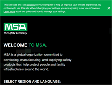 Tablet Screenshot of msasafety.com